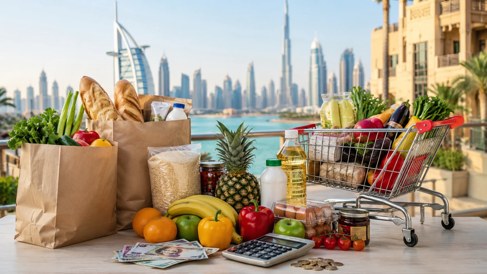 dubai yemek ve market
