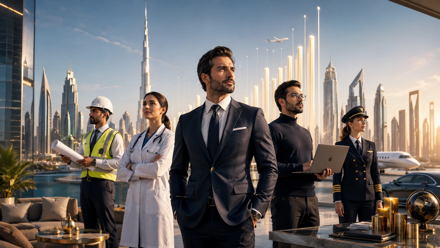 dubaide en çok kazandıran meslekler